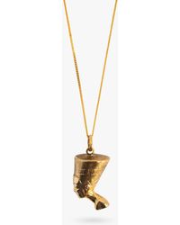 L & T Heirlooms - Second Hand 9ct Yellow Gold Nefertiti Pendant Necklace - Lyst