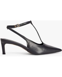 John Lewis - Brynn Leather T-bar Mid Heel Open Court Shoes - Lyst