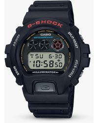 G-Shock - Dw-6900u-1er G-shock Digital Resin Strap Watch - Lyst