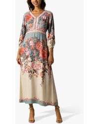 Raishma - Aurelia Floral Midi Dress - Lyst