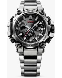 G-Shock - Mtg-b3000d-1aer G-shock Mt-g Chronograph Solar Resin Strap Watch - Lyst