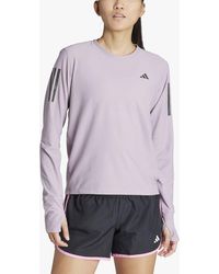 adidas - Own The Run Long Sleeve Recycled Running Top - Lyst