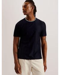 Ted Baker - Rousel Short Sleeve Slim Fit Jacquard T-shirt - Lyst