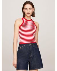 Tommy Hilfiger - Knitted Stripe Tank Top - Lyst