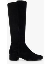 Dune - Tayla Suede Knee High Boots - Lyst