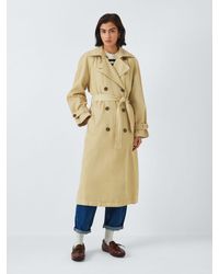 Barbour - Tomorrow's Archive Saoirse Linen Blend Trench Coat - Lyst