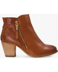 Dune - Wide Fit Paice Leather Ankle Boots - Lyst
