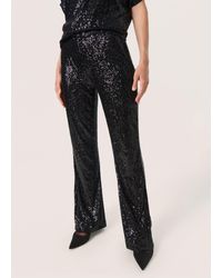 Soaked In Luxury - Suse Sequin Trousers - Lyst