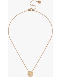 AllSaints - Coin Pendant Chain Necklace - Lyst