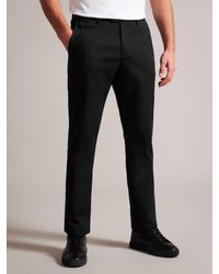 Ted Baker - Haydae Slim Fit Textured Chino Trousers - Lyst