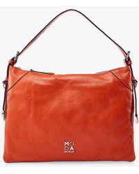 Moda In Pelle - Jasmine Leather Shoulder Bag - Lyst