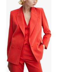 Mango - Tempo Double Breasted Suit Blazer - Lyst