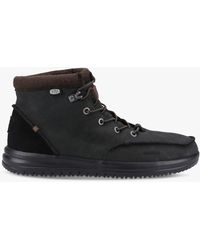 Hey Dude - Bradley Leather Lace Up Ankle Boots - Lyst