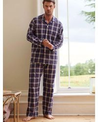 British Boxers - Chester Crisp Cotton Check Pyjamas - Lyst