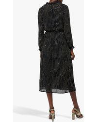 callie crane embroidered midi dress