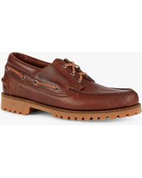 Sebago - Acadia Leather Boat Shoes - Lyst