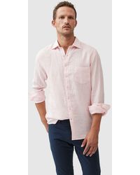 Rodd & Gunn - Coromandel Linen Slim Fit Long Sleeve Shirt - Lyst