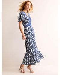 Boden - Flutter Ecovero Jersey Maxi Dress - Lyst