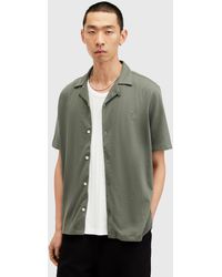 AllSaints - Hudson Short Sleeve Shirt - Lyst