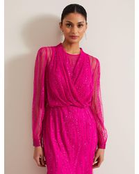 Phase Eight - Lila Beaded Cover Up - Lyst