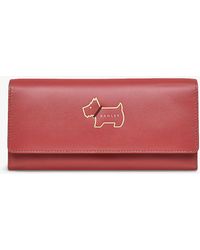 Radley - Heritage Dog Outline Large Leather Matinee Purse - Lyst