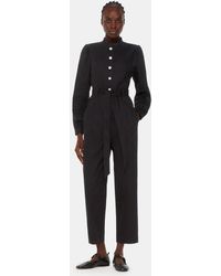 Whistles - Petite Andrea Long Sleeve Jumpsuit - Lyst