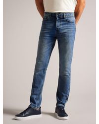 Ted Baker - Joeyy Straight Fit Stretch Jeans - Lyst
