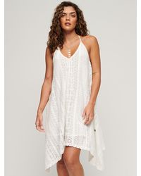 Superdry - All Lace Midi Dress - Lyst