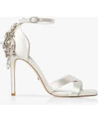 Dune - Bridal Collection Maridel Embellished Cross Strap Wedding Sandals - Lyst