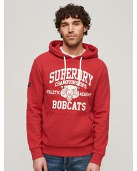 Superdry - Track & Field Athletic Graphic Hoodie - Lyst