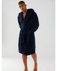 Chelsea Peers - Fluffy Hooded Dressing Gown - Lyst