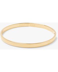 Kate Spade - Heart Of Gold Bangle - Lyst