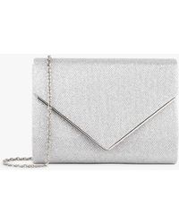 Paradox London - Darcy Glitter Envelope Clutch Bag - Lyst