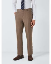 John Lewis - Cambridge Linen Regular Fit Trousers - Lyst