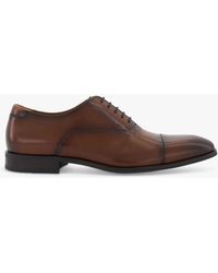 Dune - Wide Fit Secrecy Leather Toecap Oxford Shoes - Lyst
