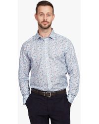 Simon Carter - Spots Print Long Sleeve Shirt - Lyst