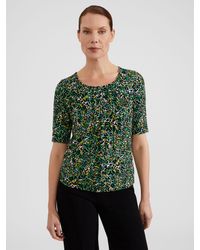 Hobbs - Jacqueline Abstract Print Top - Lyst