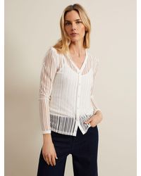 Phase Eight - Loraine Linear Burnout Top - Lyst