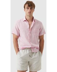 Rodd & Gunn - Ellerslie Short Sleeve Linen Shirt - Lyst