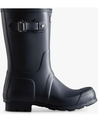 HUNTER - Original Short Side Adjustable Wellington Boots - Lyst