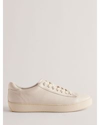 Ted Baker - Leather Pebble Trainers - Lyst