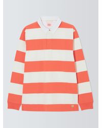 Armor Lux - Long Sleeve Striped Polo Shirt - Lyst