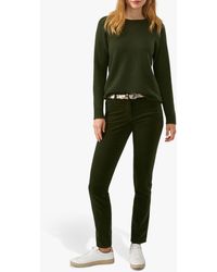Pure Collection - Washed Velvet Jeans - Lyst