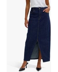 My Essential Wardrobe - Dekota Denim High-waisted Maxi Skirt - Lyst