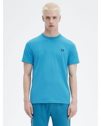 Fred Perry - Ringer Crew Neck T-shirt - Lyst