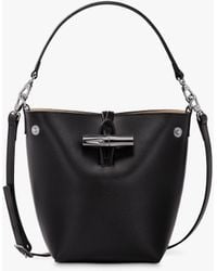 Longchamp - Le Roseau Extra Small Leather Bucket Bag - Lyst