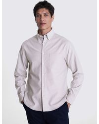 Moss - Washed Oxford Shirt - Lyst
