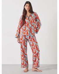 Hush - Isla Hummingbird Print Cotton Pyjamas - Lyst
