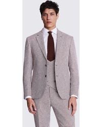 Moss - Slim Fit Houndstooth Suit Jacket - Lyst