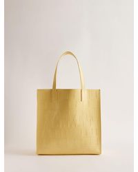Ted Baker - Croccon Large Icon Shopper Bag - Lyst